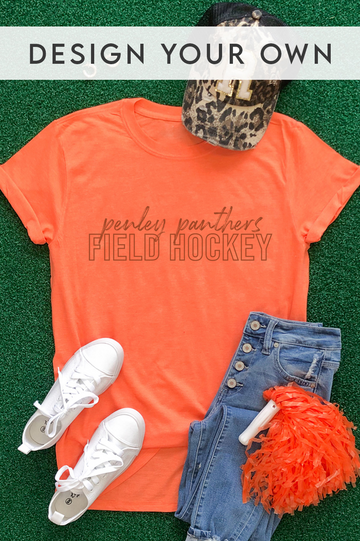 Custom Team Tee - Heather Orange